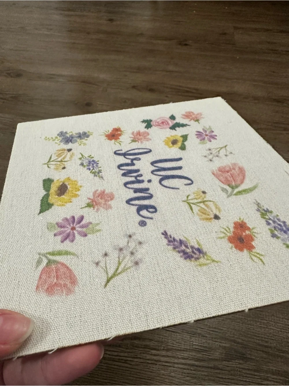 UC Irvine Floral Canvas Wall Art - Multicolor